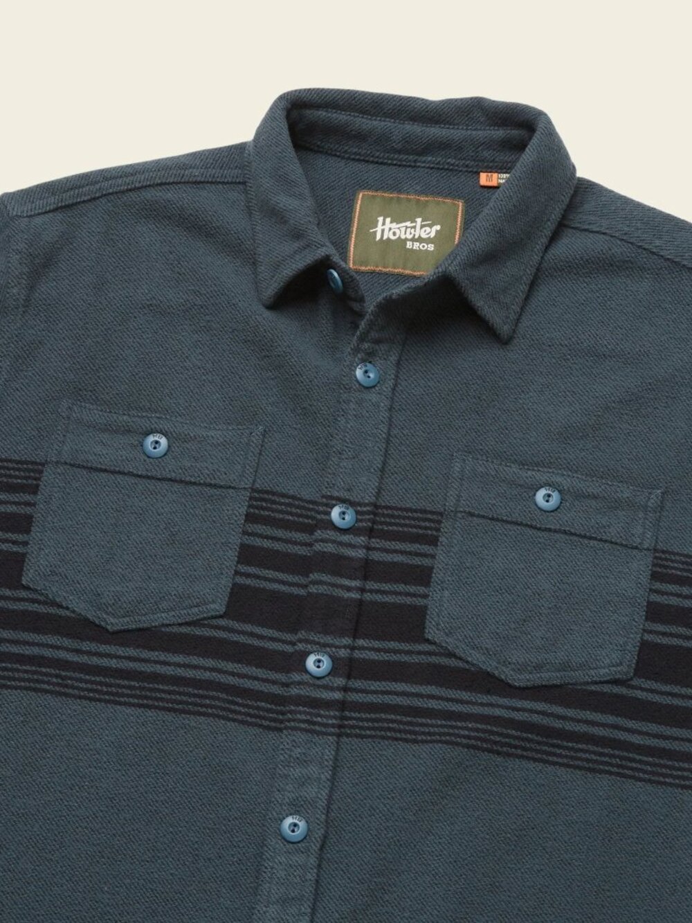 NWTs Howler Bros Rodanthe Blanket Flannel - Diameter Stripe : Petrol (L)